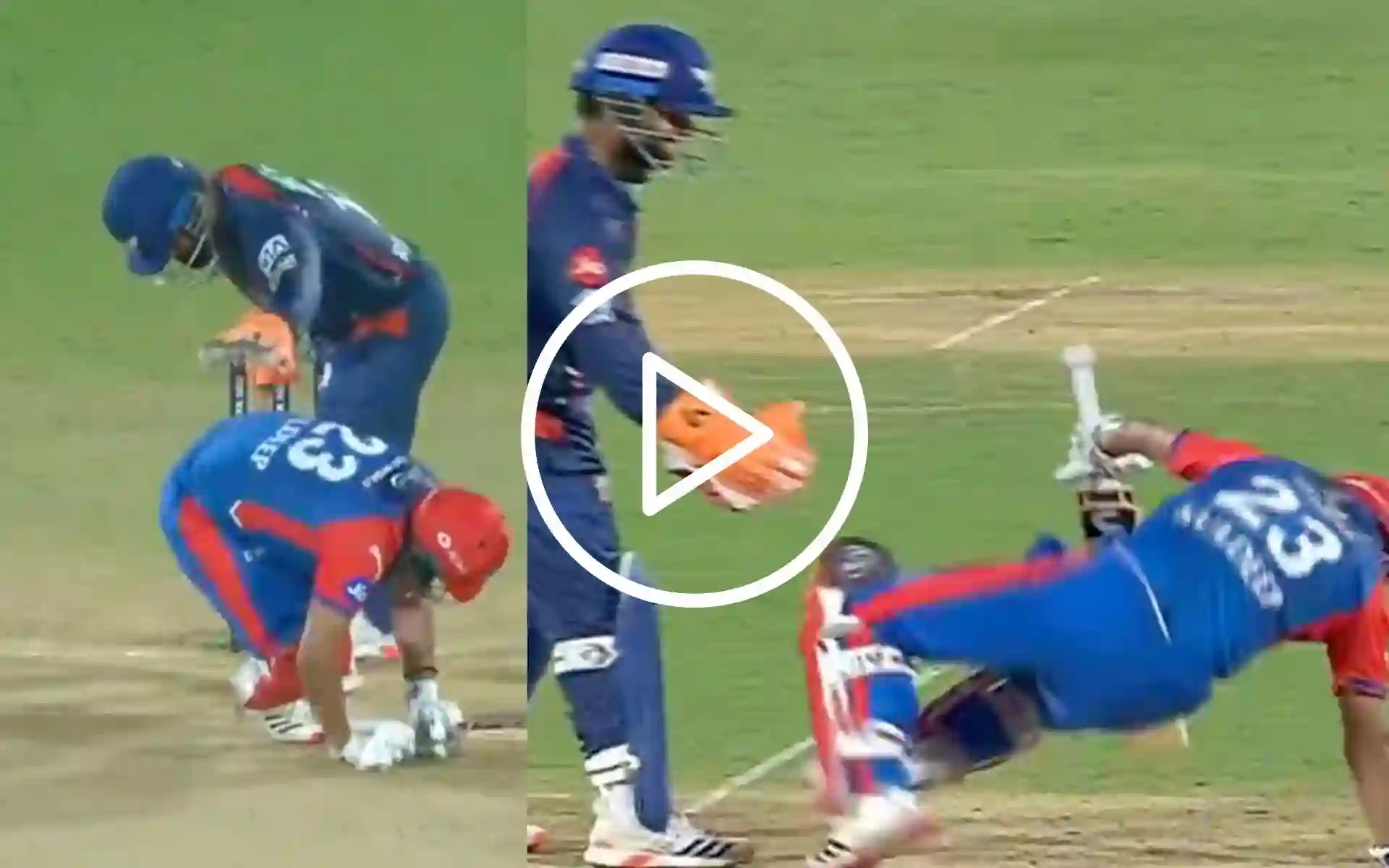 [Watch] Rishabh Pant Forciblye Pushes Kuldeep Yadav Out Of The Crease To Effect A Run Out